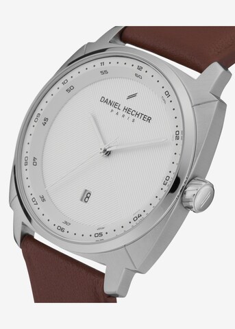 Daniel Hechter Watches Analog Watch 'Carre Marron' in Brown