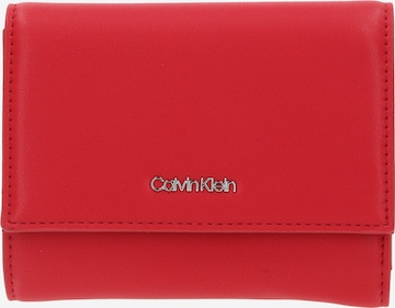 Calvin klein red wallet deals