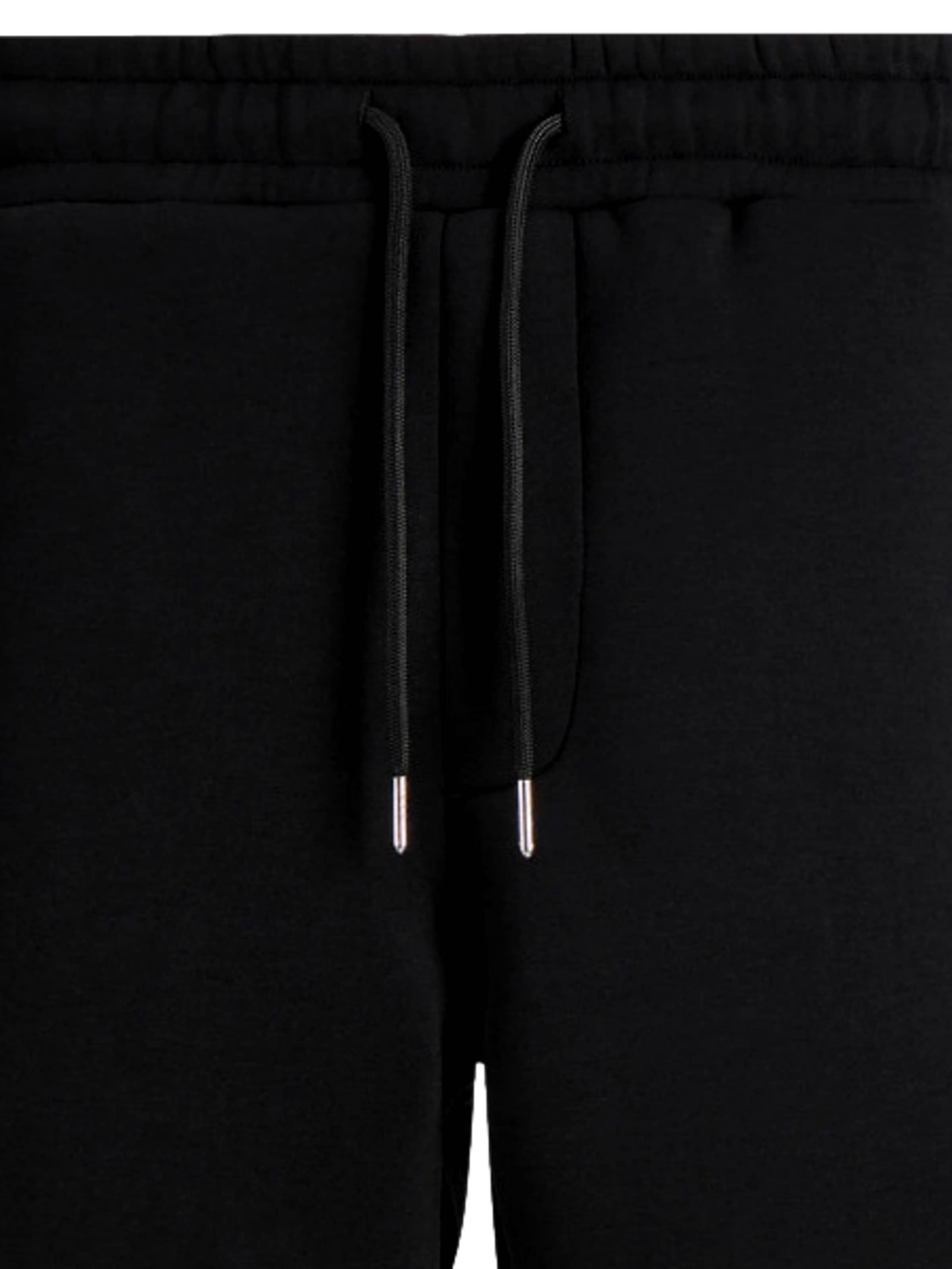 Jack & Jones Junior - Loosefit Pantalón 'JPSTBill' en negro
