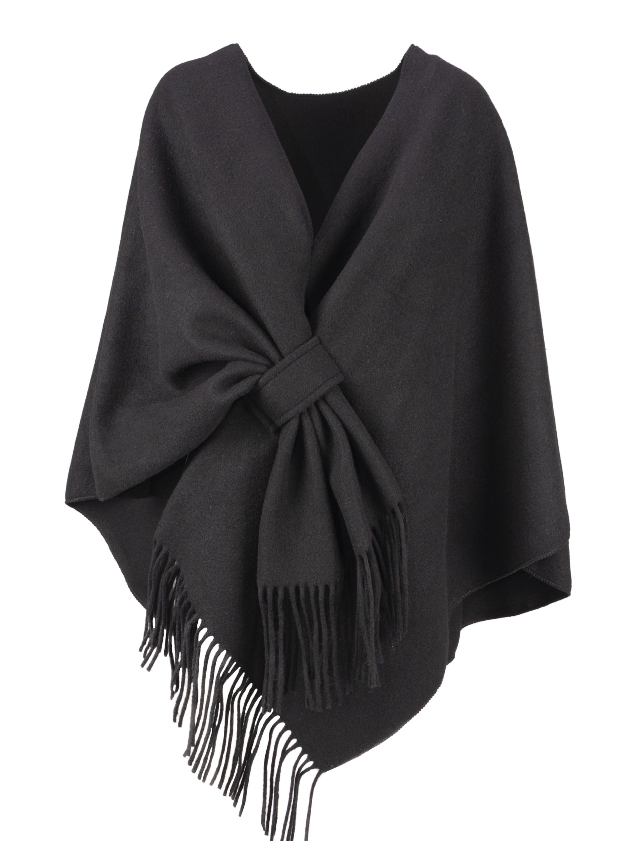 Seasons of April Cape ' ANDREA CAPE ' in schwarz, Produktansicht