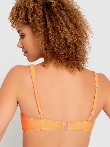 LSCN by LASCANA Bralette Bikini Top in Orange: back
