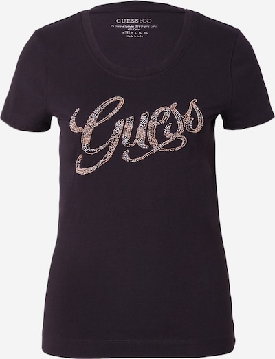 GUESS Majica | roza / črna / transparentna barva, Prikaz izdelka