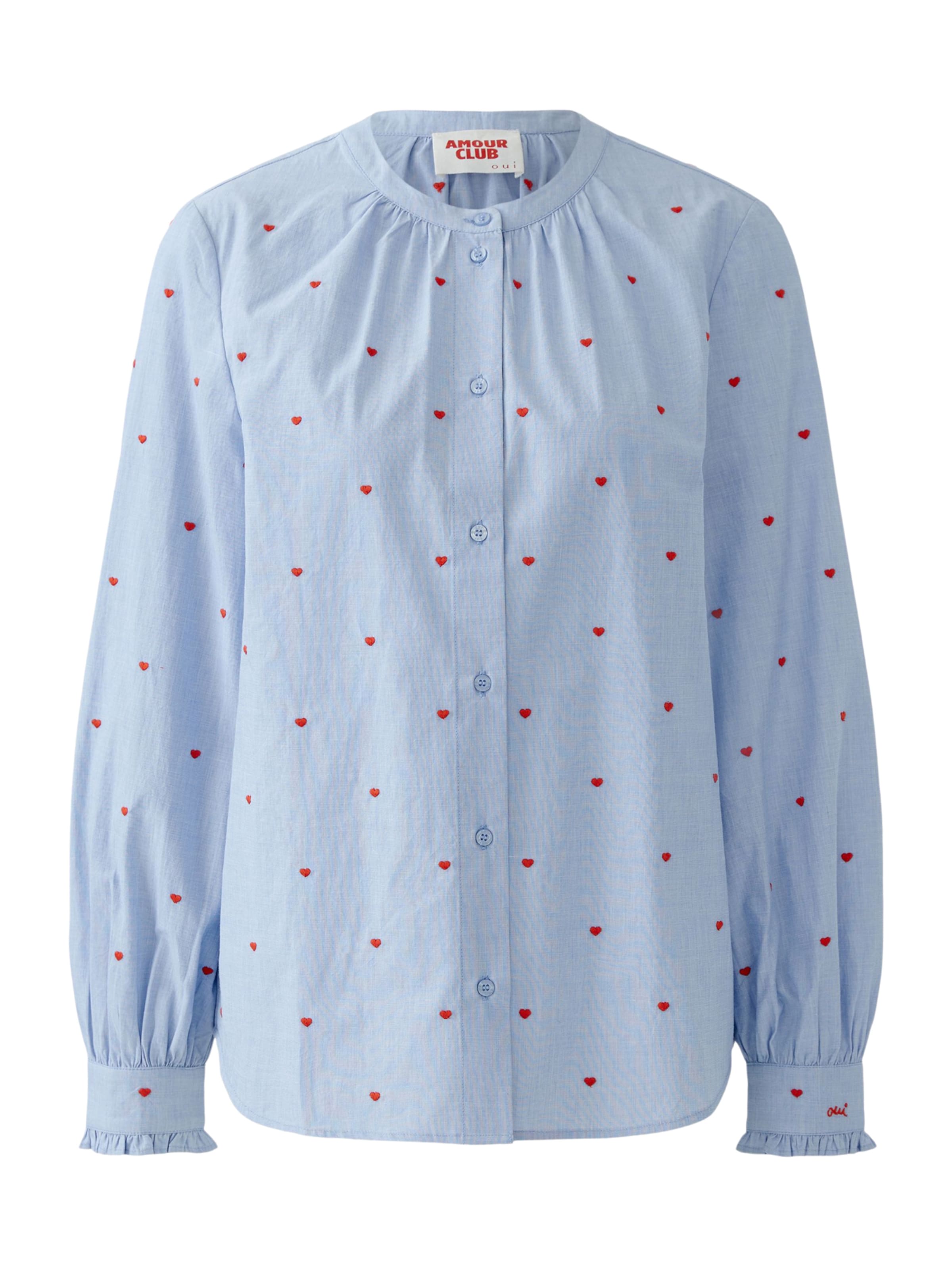 OUI Blouse in Blauw: voorkant