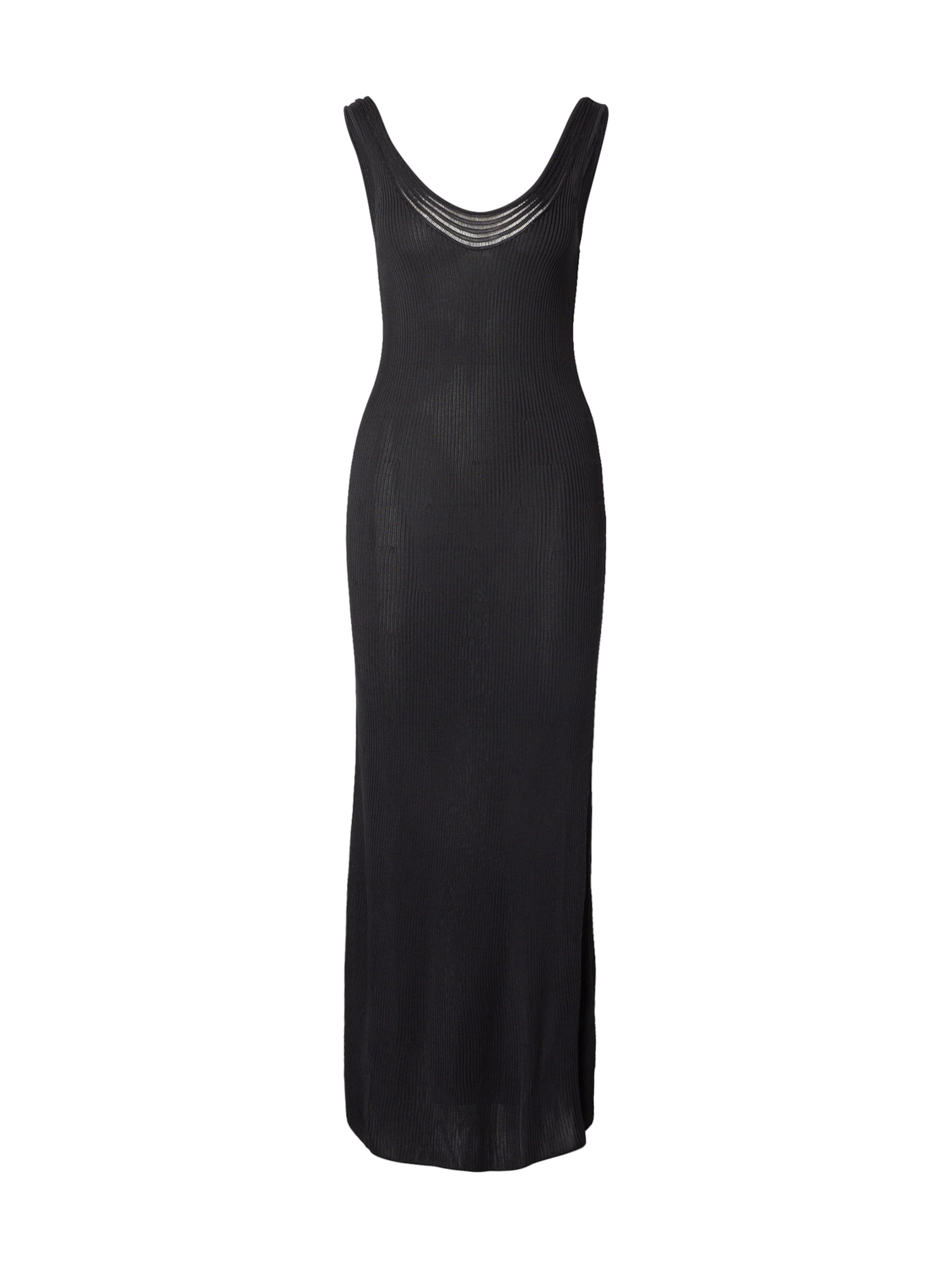 Calvin Klein Jeans Robes en maille en noir, Vue avec produit