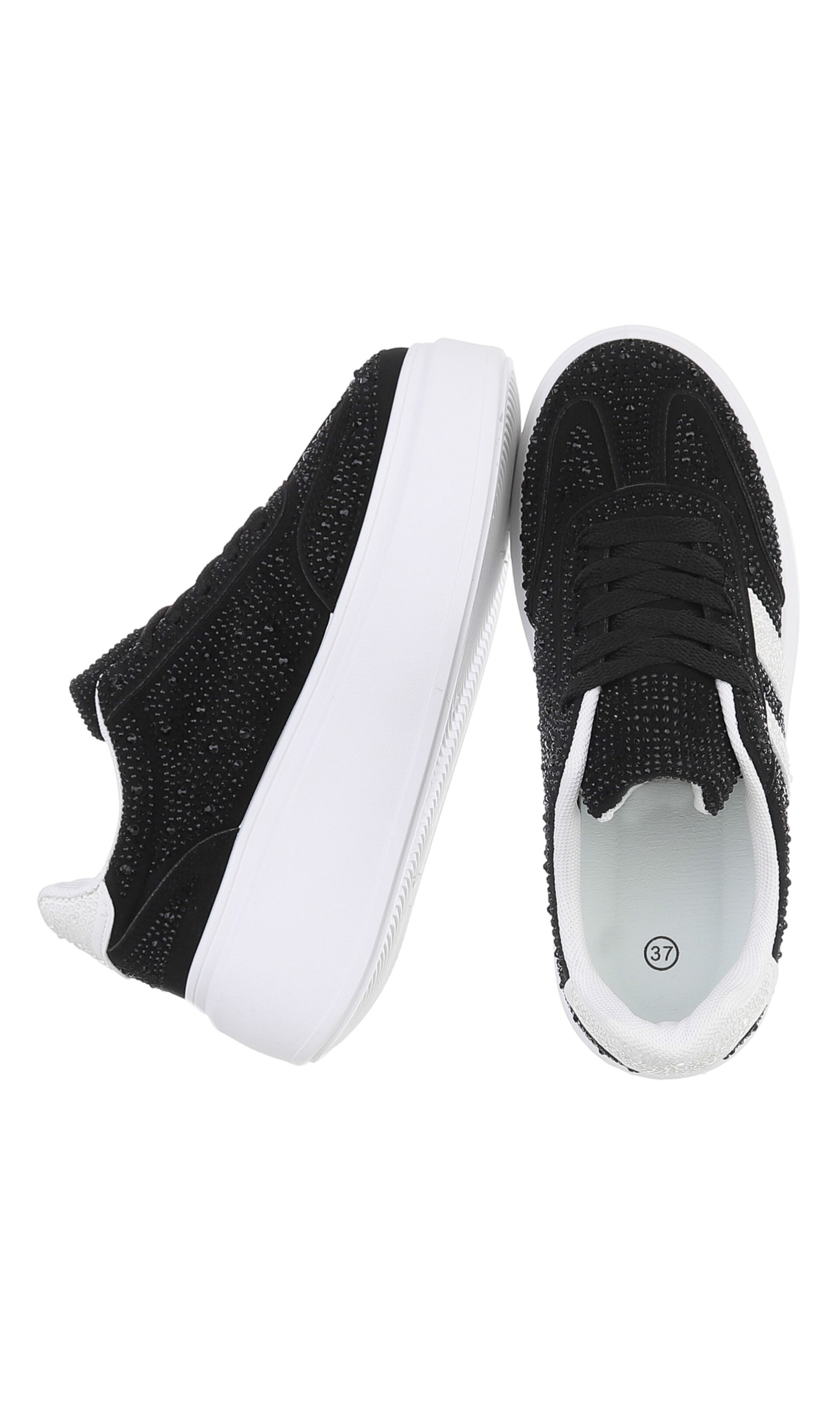 Ital-Design Sneaker in Schwarz