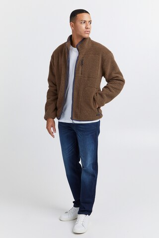 BLEND Fleece Jacket in Brown