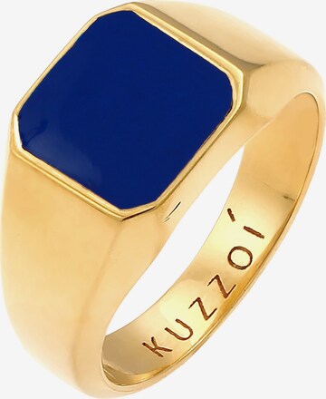 KUZZOI Ring 'Enamel' in Goud: voorkant