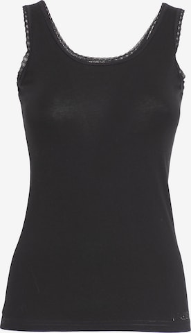 Influencer Top in Black: front