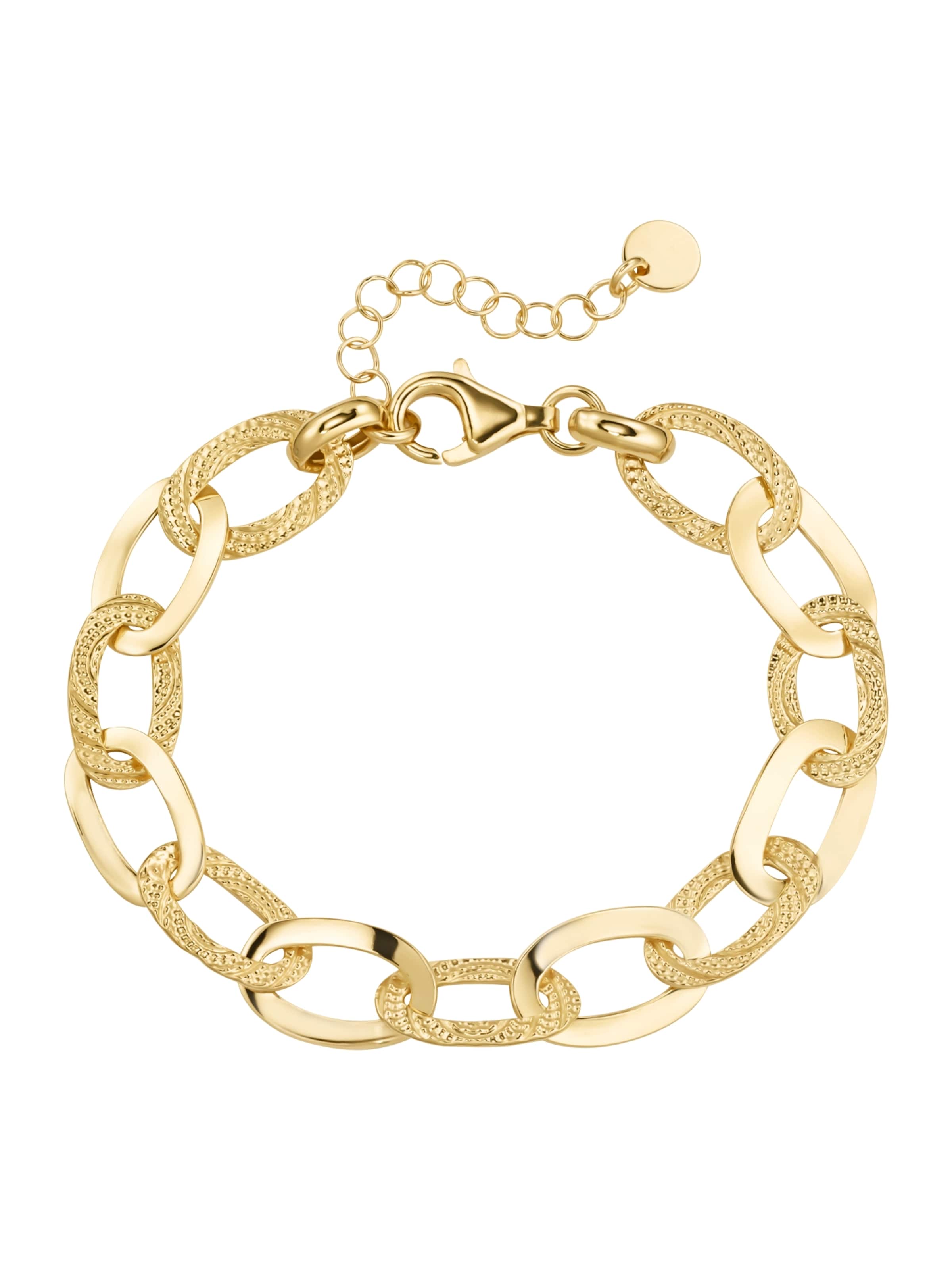 Braccialetto di Smart Jewel in oro: frontale