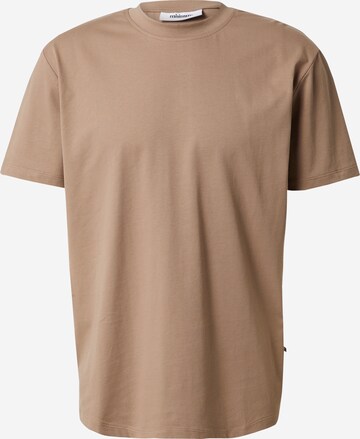 T-Shirt 'Aarhus' minimum en marron : devant