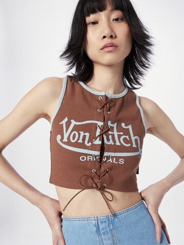 Von Dutch Originals Top 'SUNNY' – hnědá