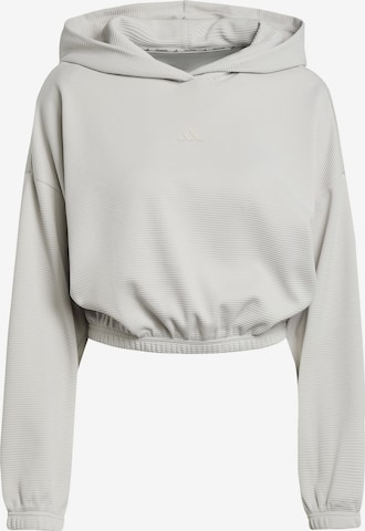 ADIDAS PERFORMANCE Sportief sweatshirt 'Yoga' in Grijs: voorkant