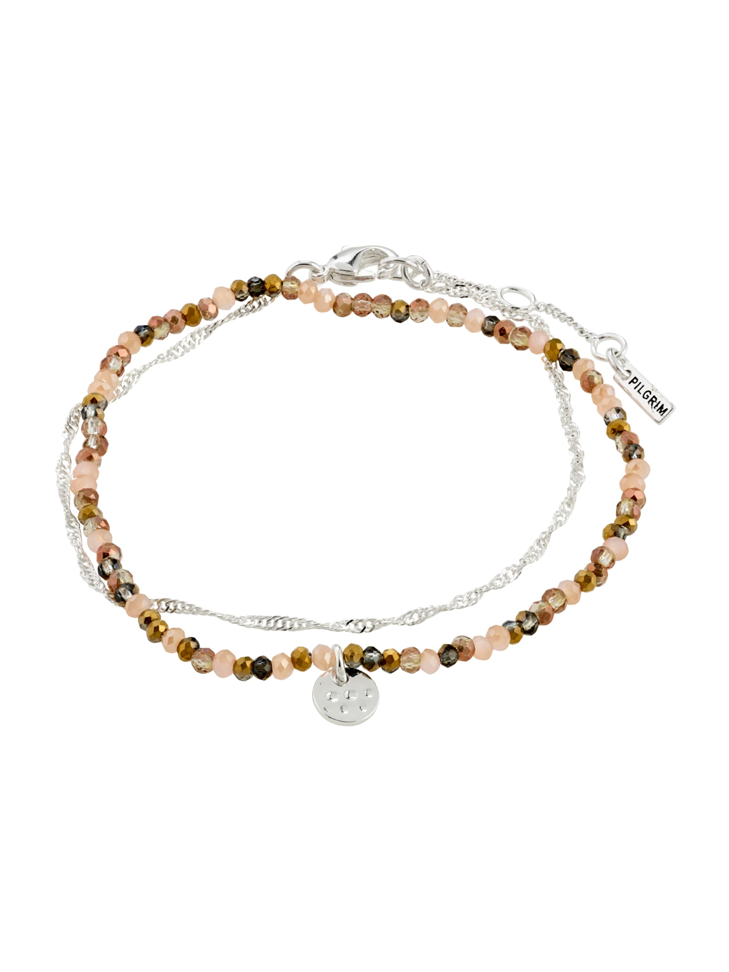 Pilgrim Armband 'Bellamy' i silver: framsida