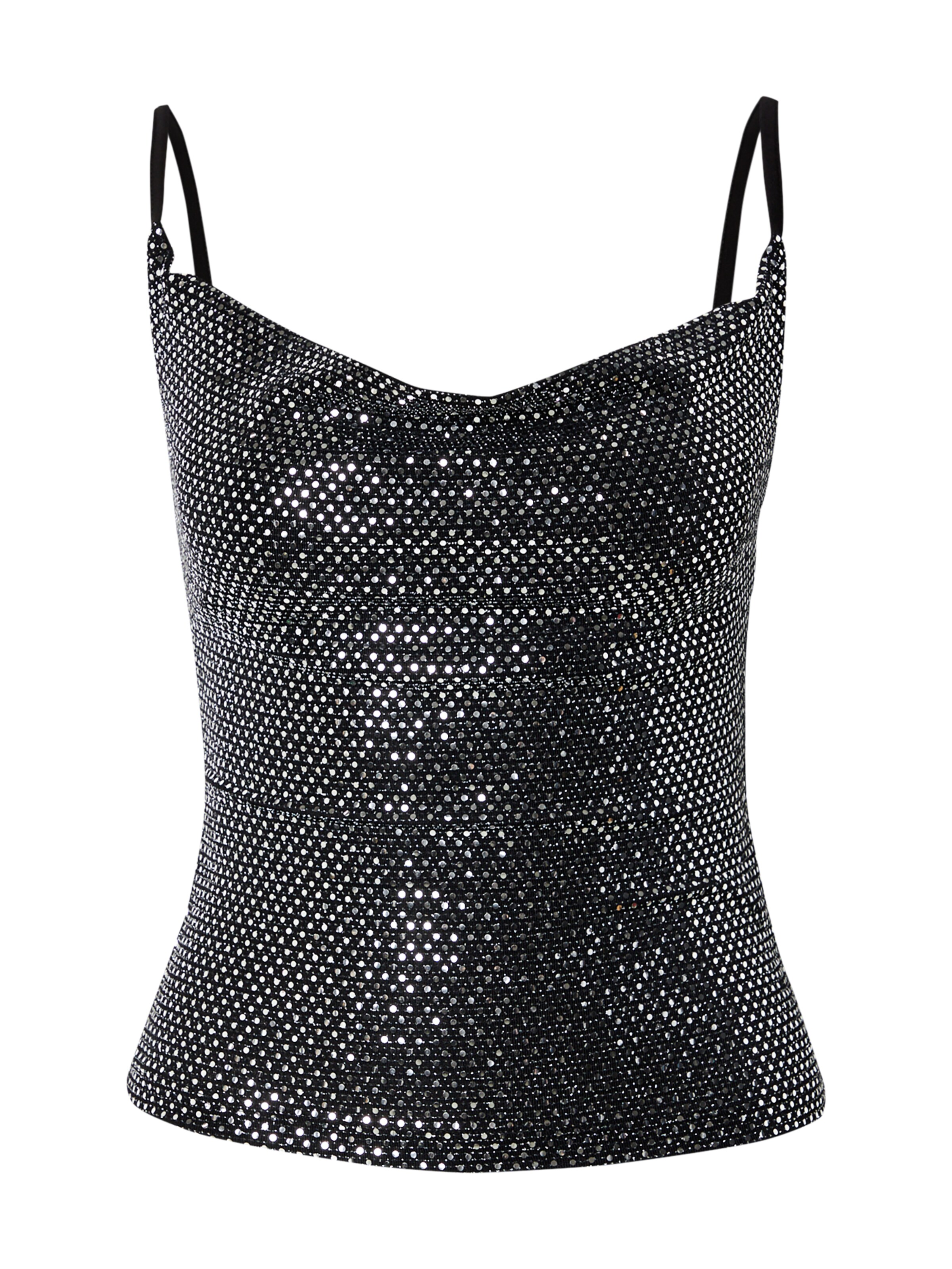 studioselect - Top 'Frej' em preto: frente