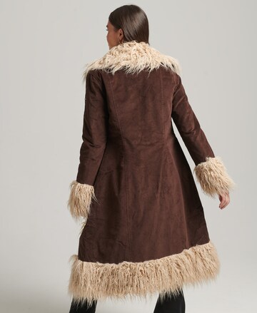 Superdry Winter Coat in Brown