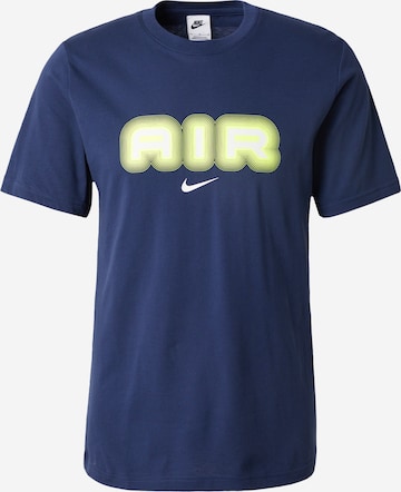Nike Sportswear - Camiseta 'AIR' en azul: frente