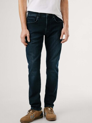 Pepe Jeans Slimfit Jeans 'Track' in Blauw: voorkant