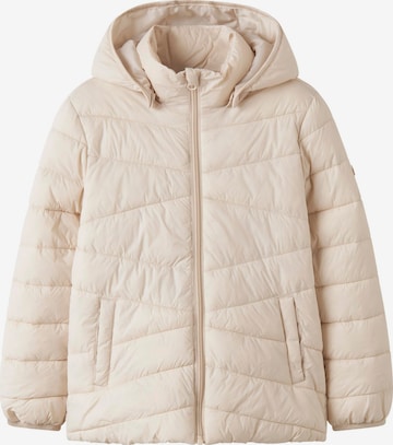 NAME IT Övergångsjacka 'NKFMarble' i beige: framsida