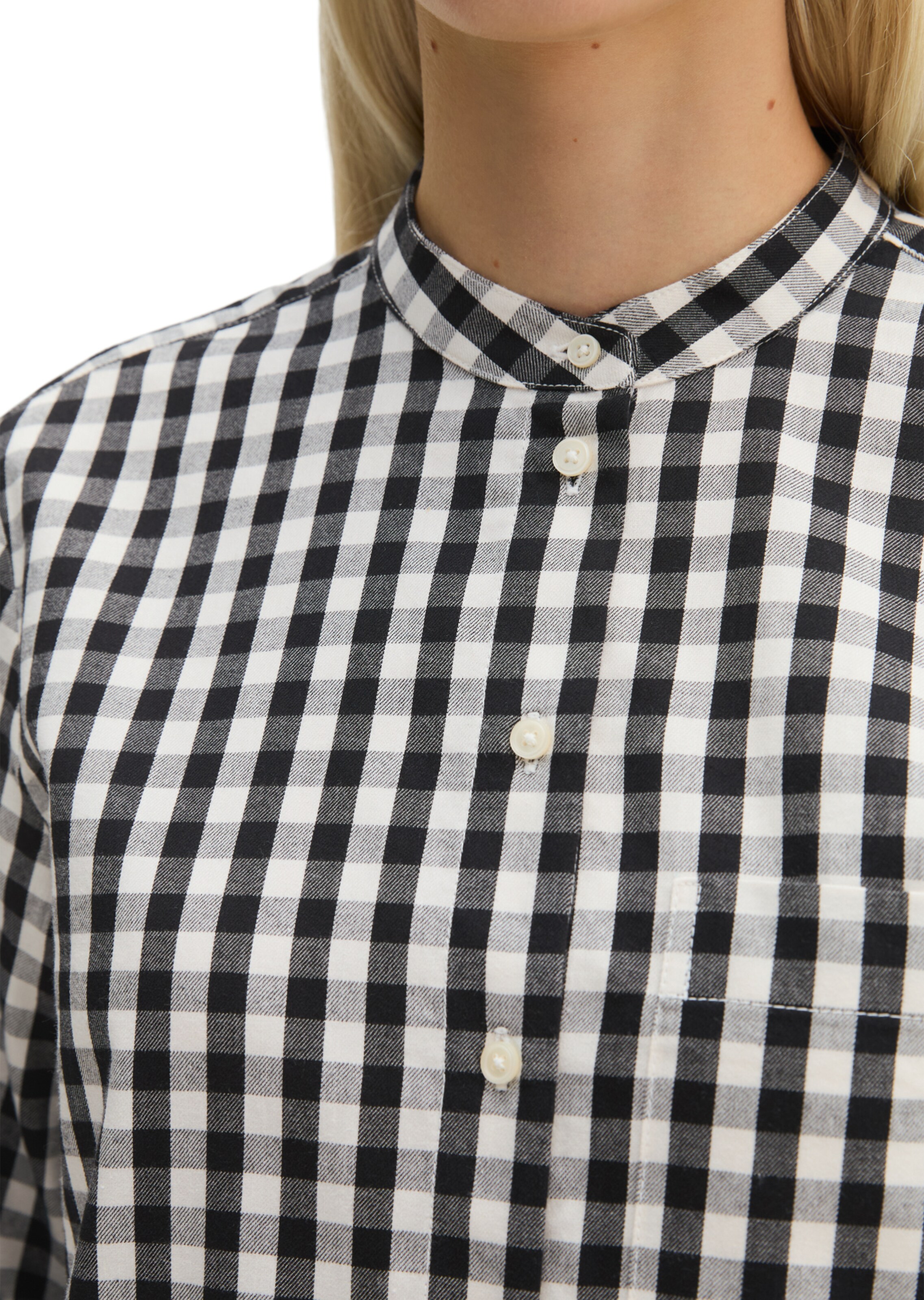 Marc O'Polo Bluse in Schwarz: Vorderseite