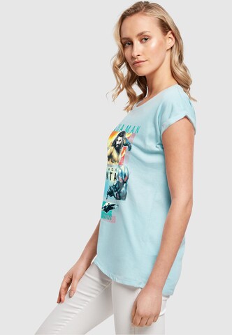 T-shirt 'Aquaman - Character Tiles' ABSOLUTE CULT en bleu