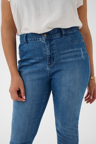 Regular Jean 'KClaurina' KAFFE CURVE en bleu