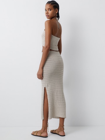 Pull&Bear Skirt in Beige