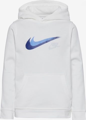 Nike SportswearSweater majica 'NSW' - bijela boja: prednji dio