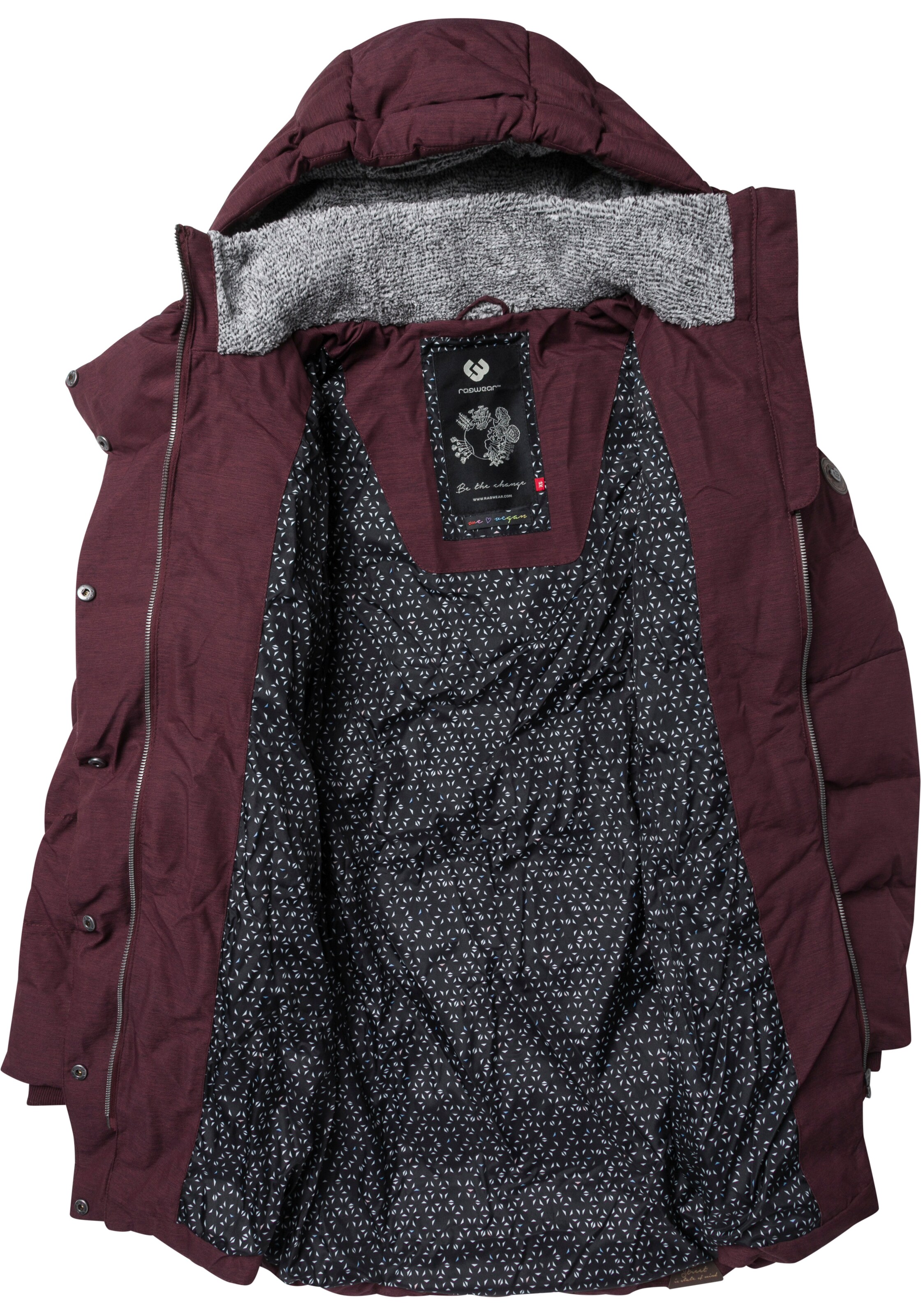 Ragwear Performance Jacket 'Pavla O' in Red