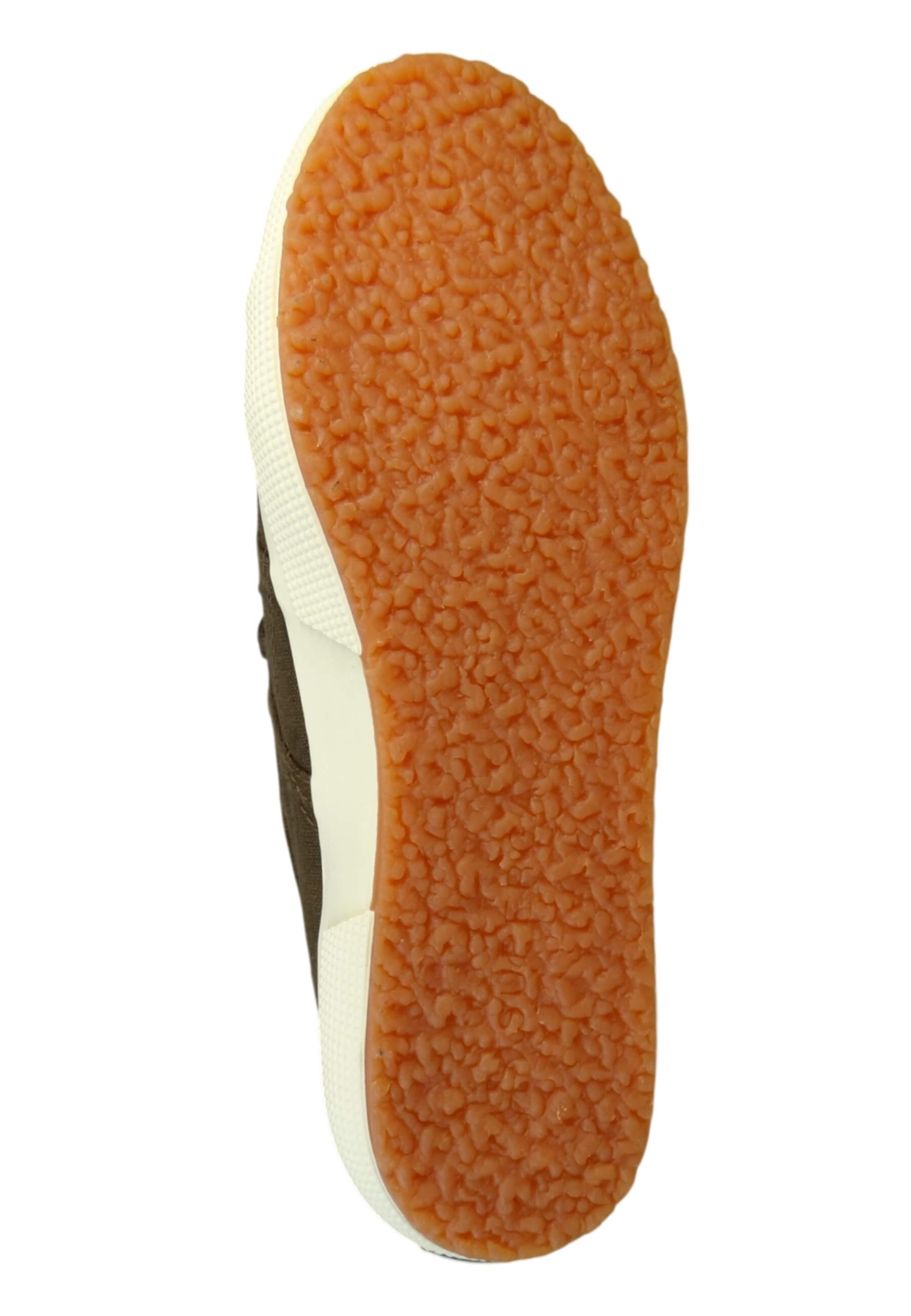 Baskets basses '2750 Linen Low Top' SUPERGA en vert