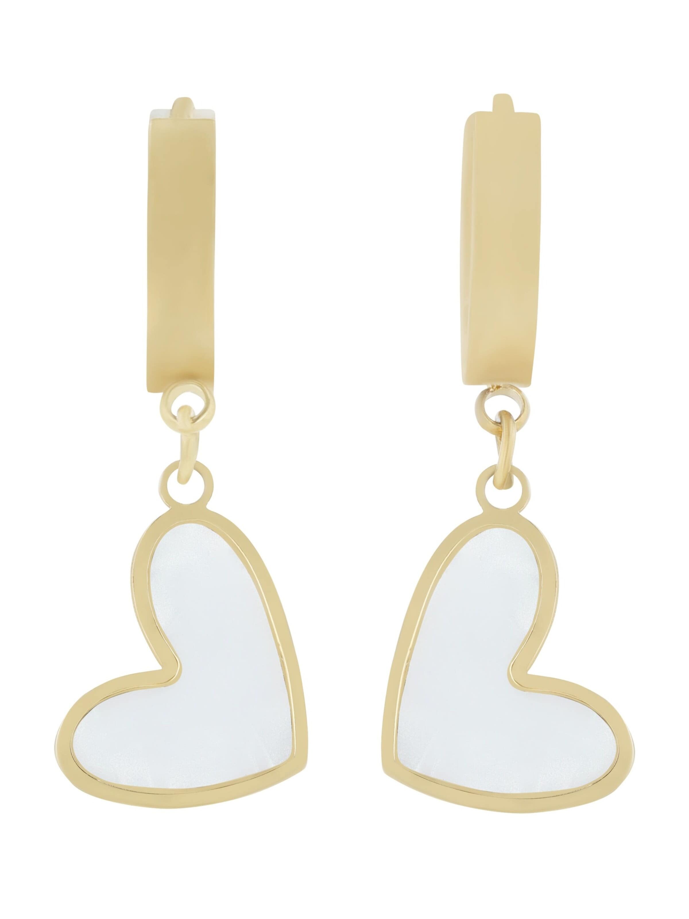 Akzent Earrings 'Ladina, langlebig' in Gold: front