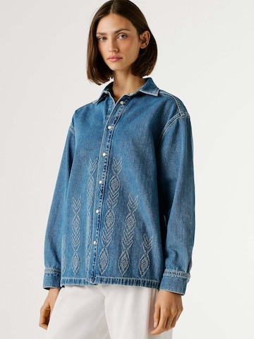 Pepe Jeans Blouse 'ELLEN IKAT '' in Blauw