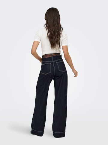 Wide Leg Jean 'ONLMadison' ONLY en bleu