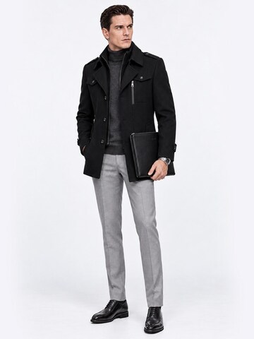 ALLTHEMEN Winterjas 'Morgenkühle-1' in Zwart