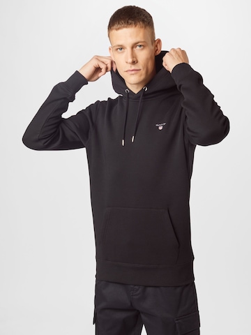 GANT Sweatshirt in Black: front