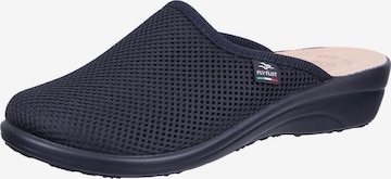 FLY FLOT Hausschuh 'Clogs' in Schwarz: Vorderseite