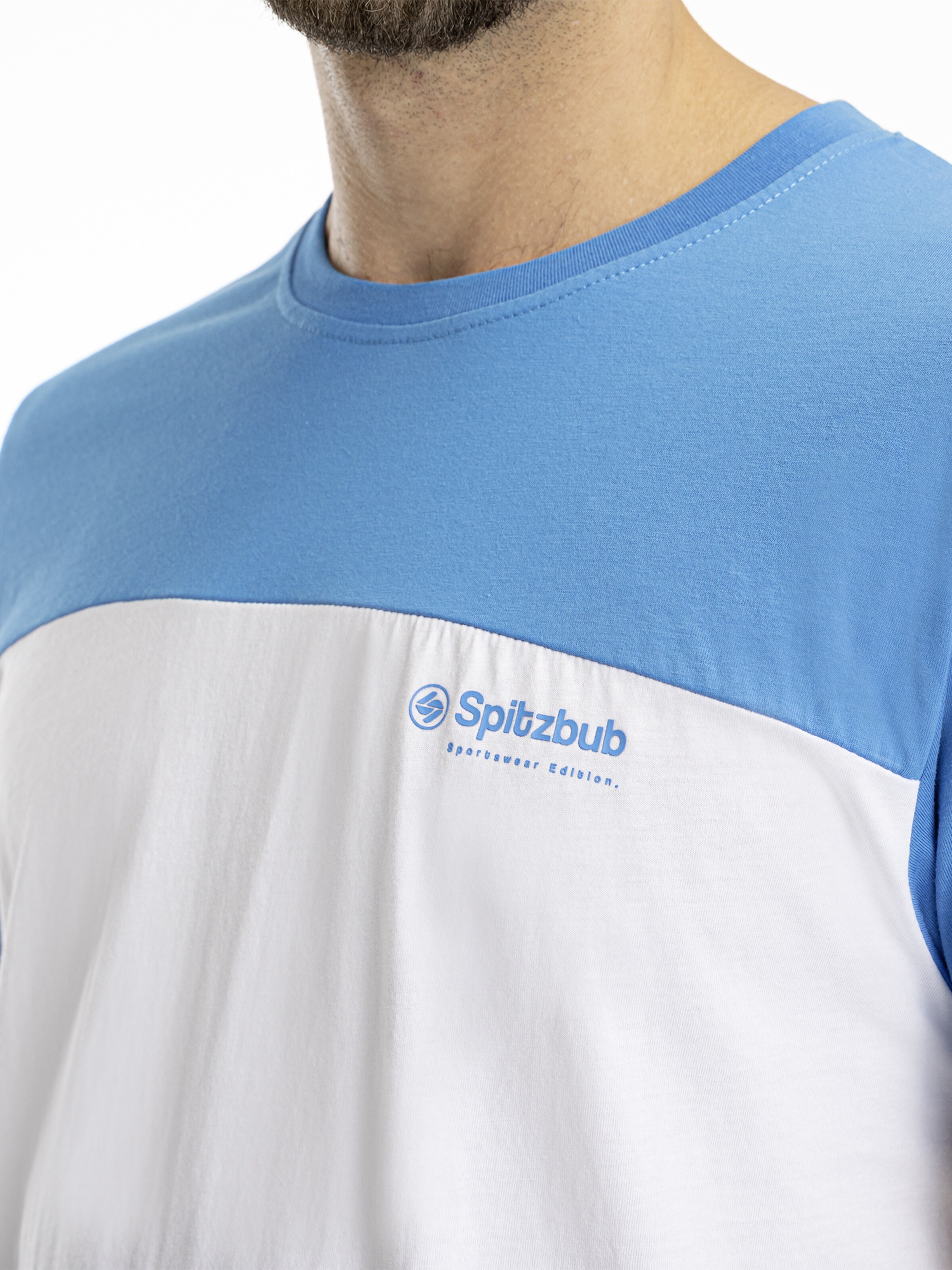 SPITZBUB Shirt ' Half Sports ' in Blauw
