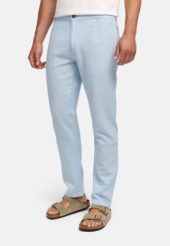 INDICODE JEANS Regular Chino 'Lino' in Blauw