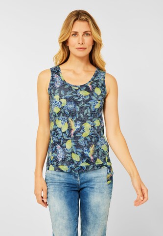 CECIL Top in Blauw: voorkant