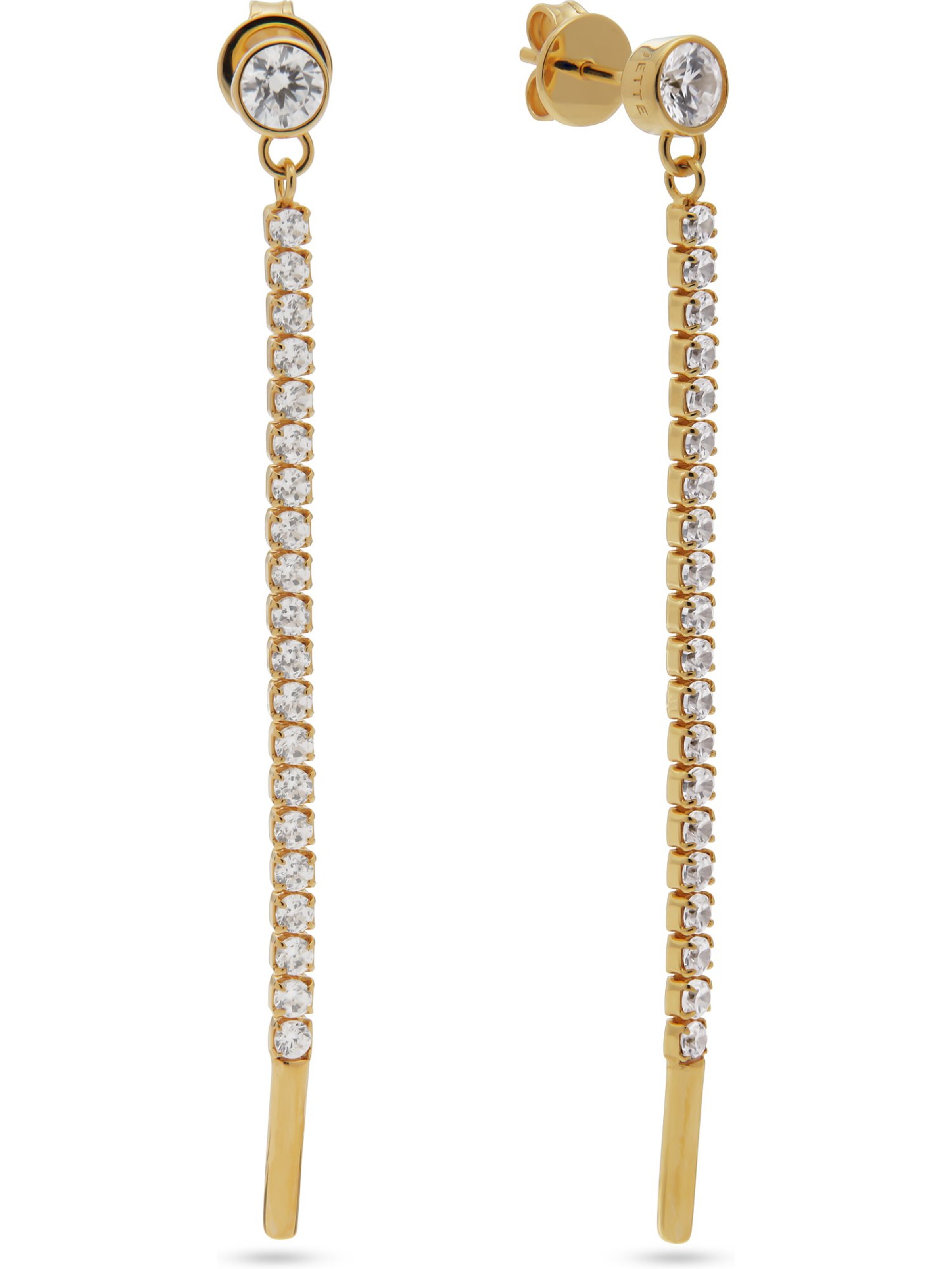 JETTE Ohrhänger in Gelb: Vorderseite