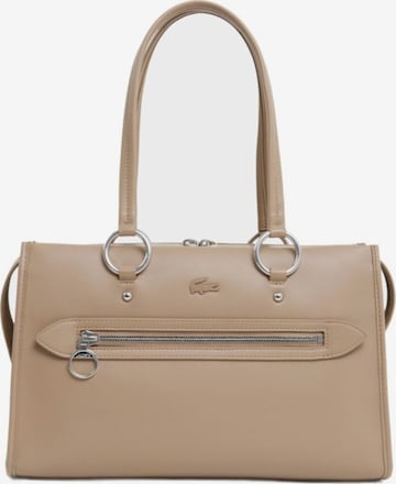 LACOSTE Handtasche 'Lacoste Sac à main Femme Celys Viennois' in Beige: Vorderseite