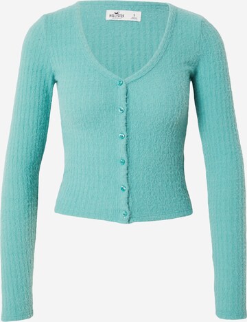 Cardigan HOLLISTER en vert : devant