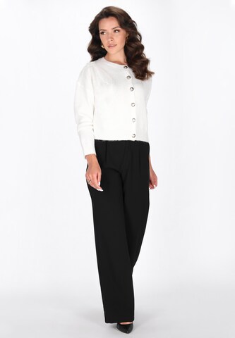 faina Knit cardigan in White
