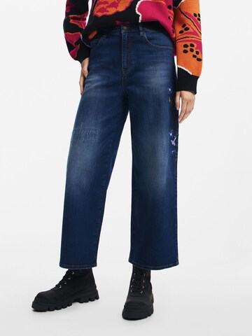 Evazați Jeans de la Desigual pe albastru: față