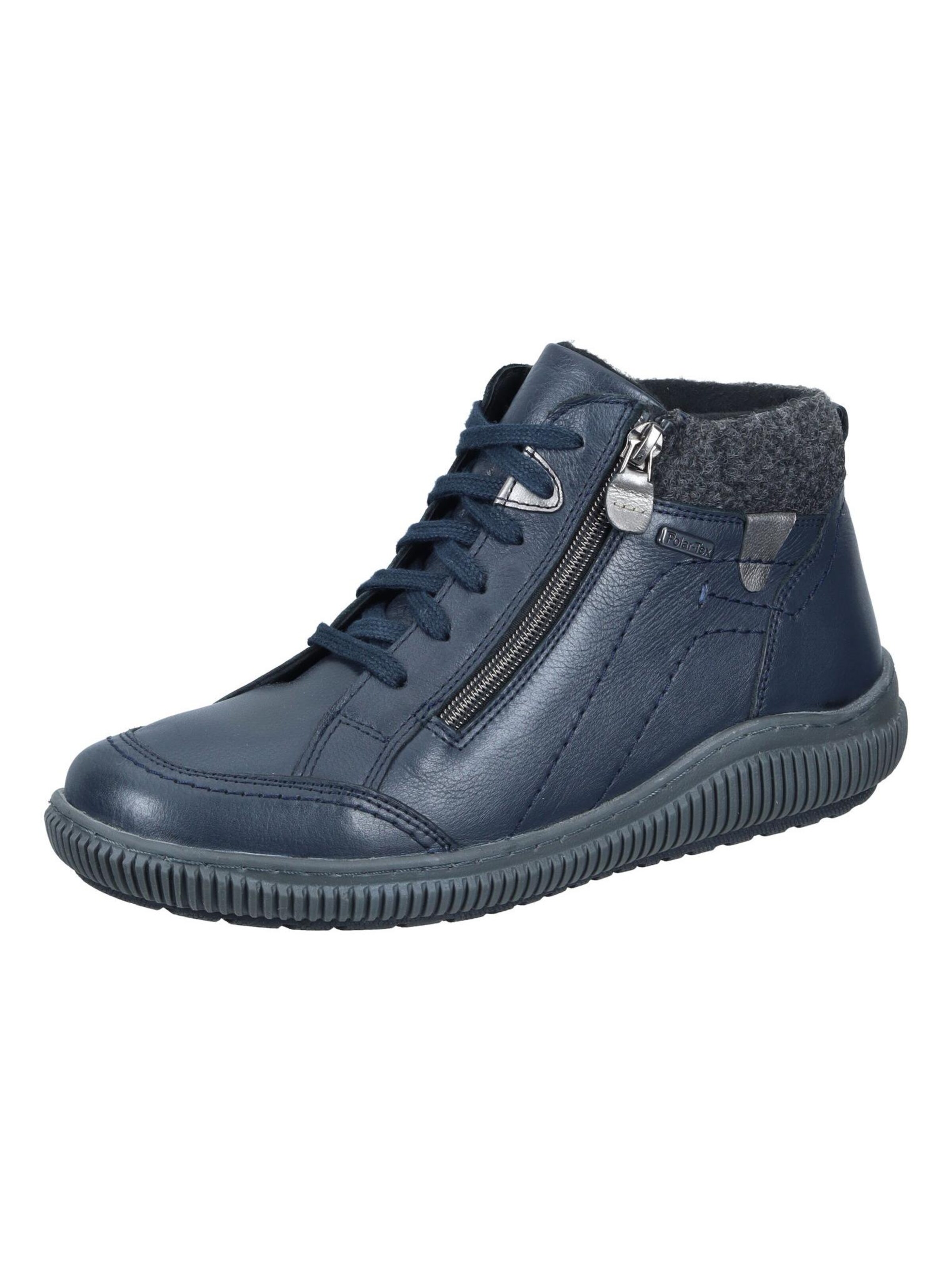 Comfortabel Stiefelette in Blau: Vorderseite