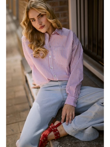 nukus Blouse in Rood