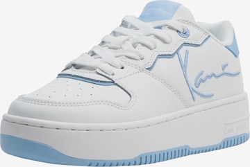 Baskets basses Karl Kani en blanc : devant