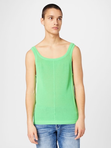 T-Shirt Calvin Klein Jeans en vert : devant