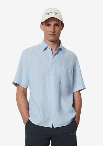 Marc O'Polo Regular fit Button Up Shirt in Blue: front