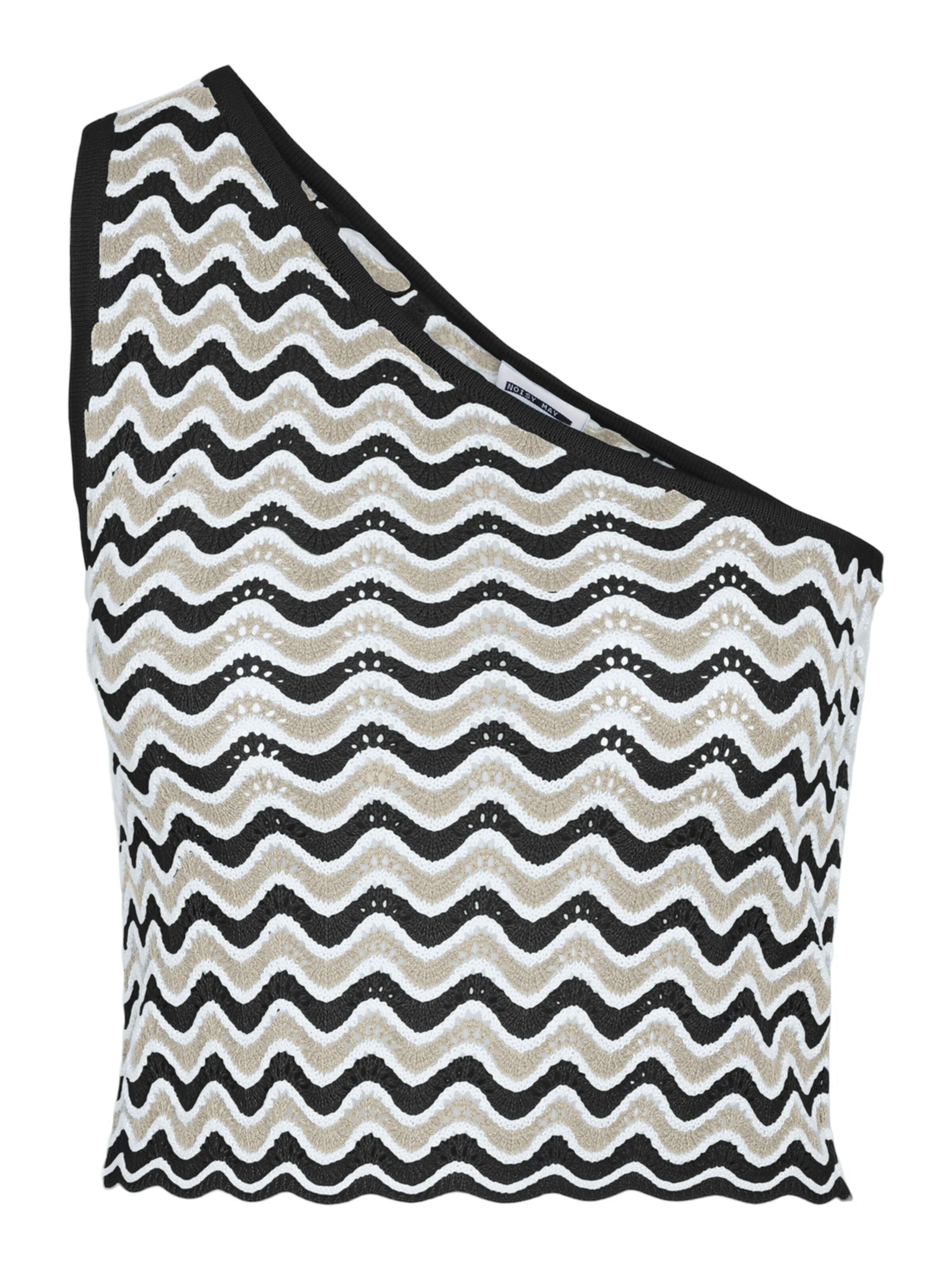 Noisy may Knitted top 'SADIE' in Black: front