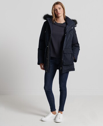 Parka d’hiver 'Everest' Superdry en bleu